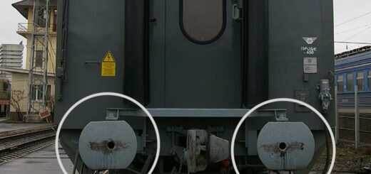 буфера на пассажирском вагоне