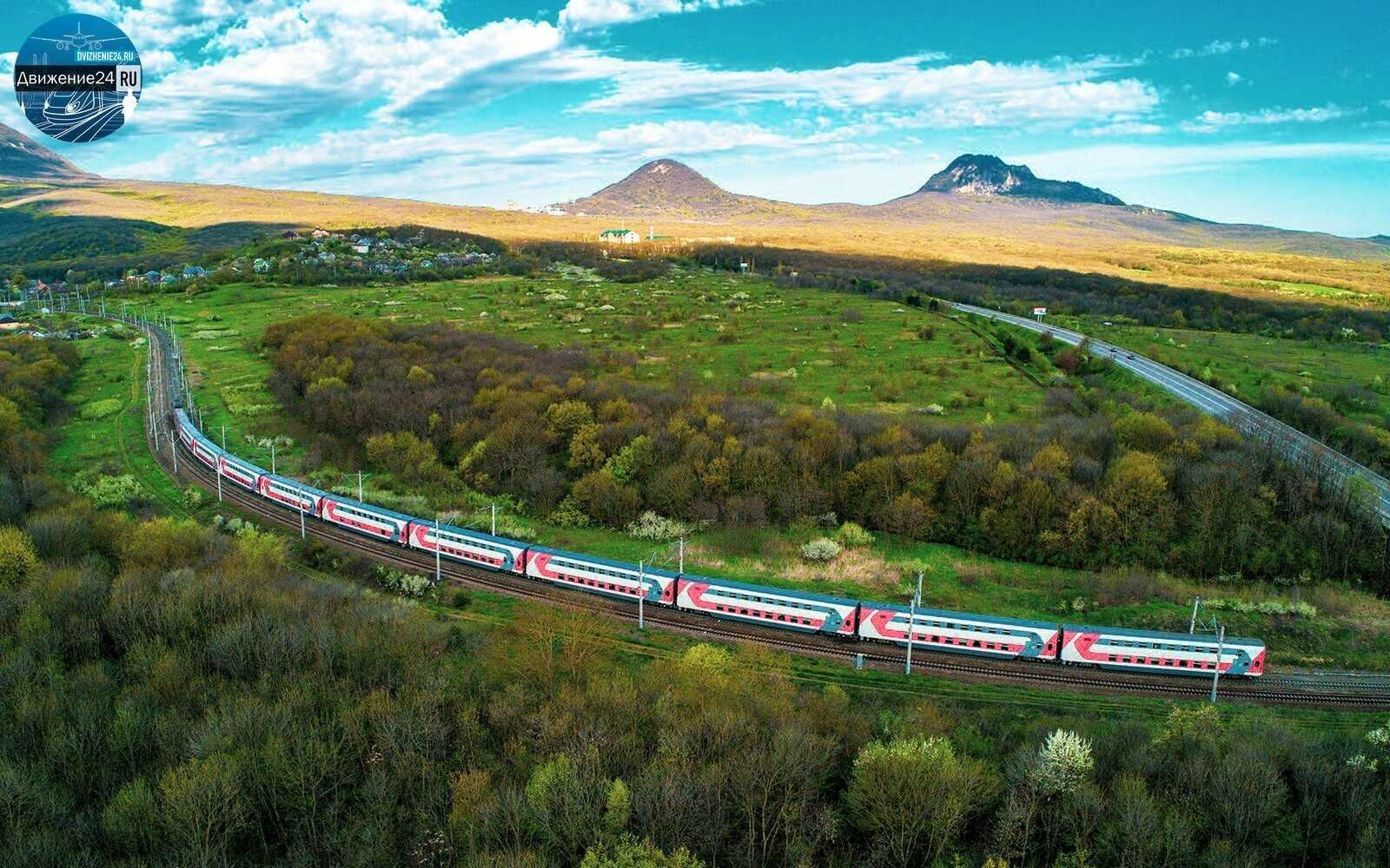 железная дорога - обои для рабочего стола