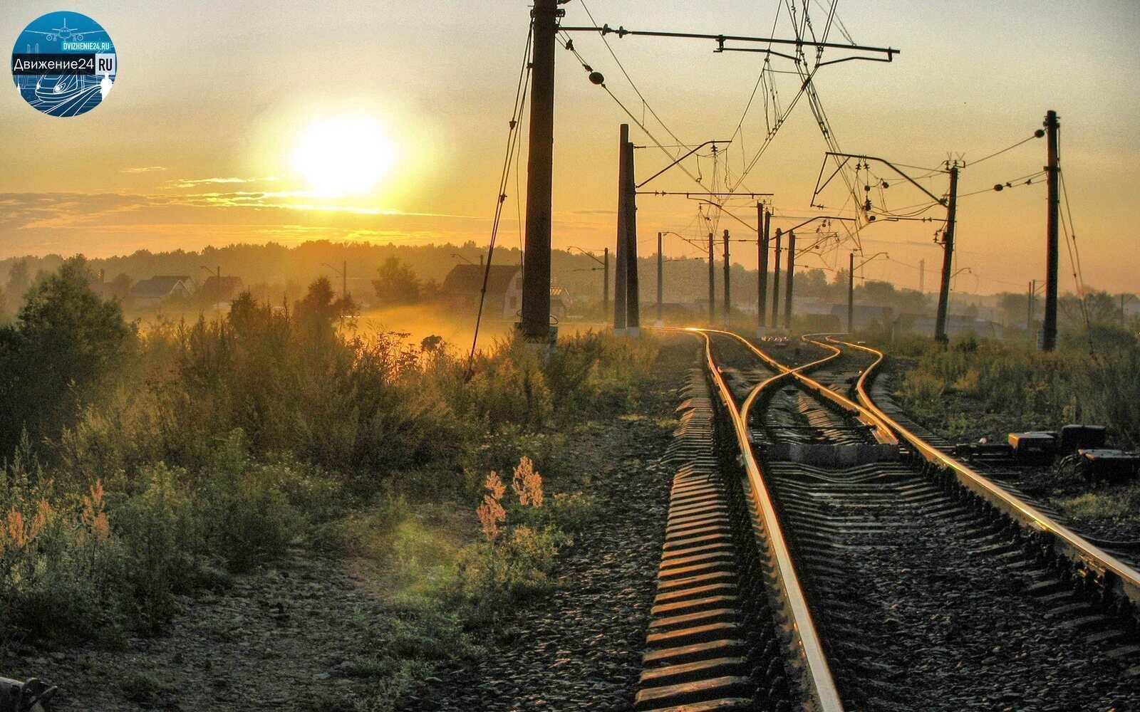 железная дорога - обои для рабочего стола