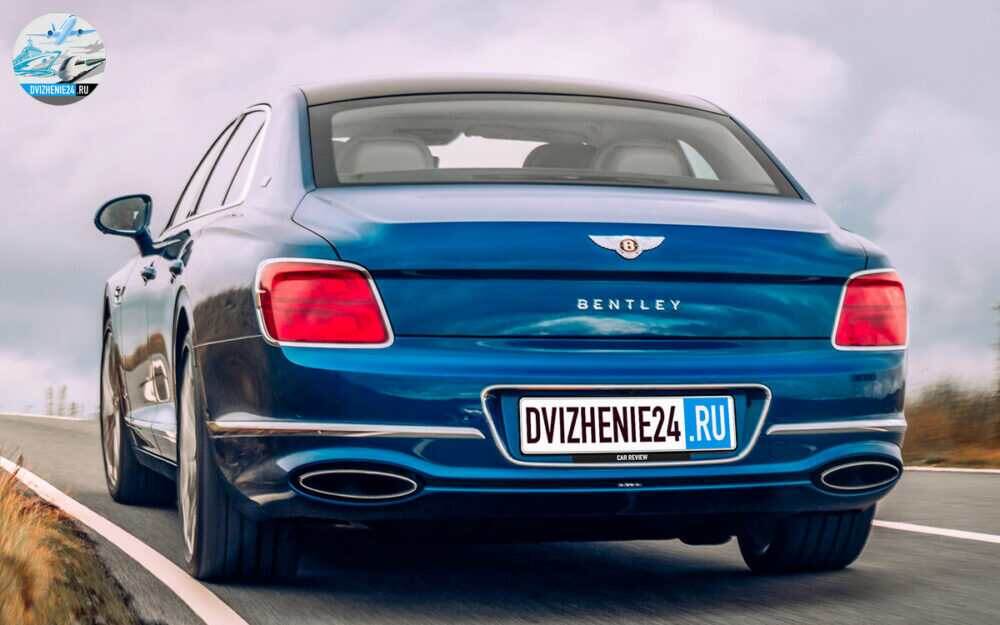 вид сзади Новый Bentley Flying Spur 2020