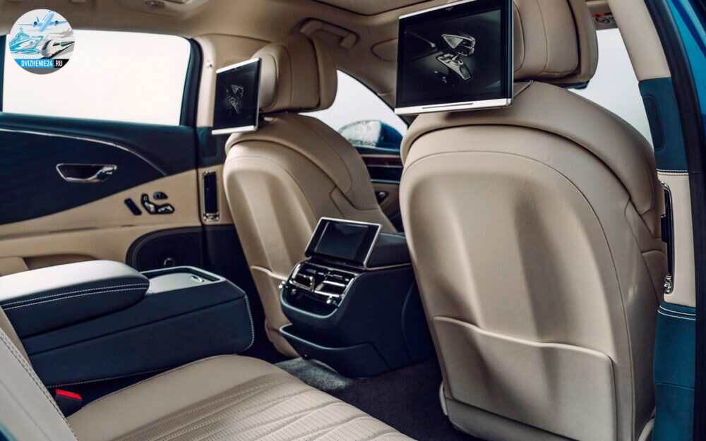 задние сиденья Новый Bentley Flying Spur 2020