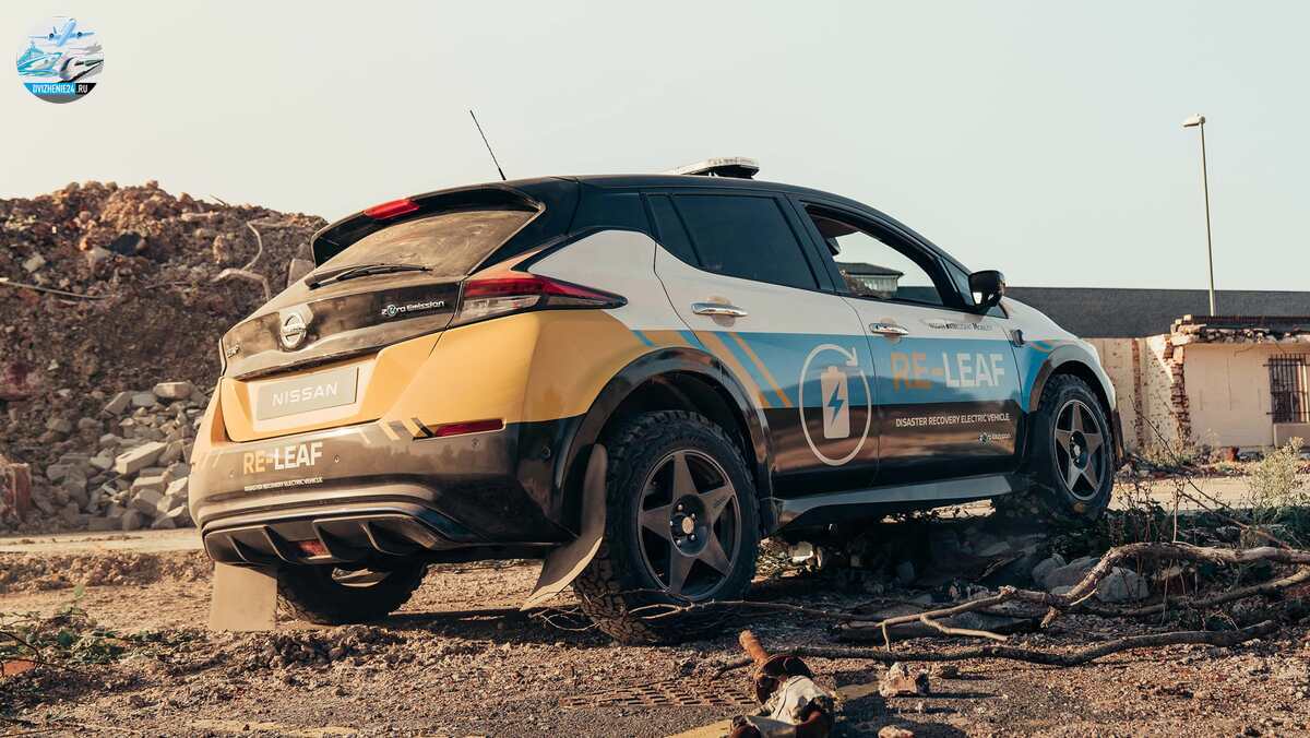 Nissan Re-Leaf представлен как банк аварийного питания