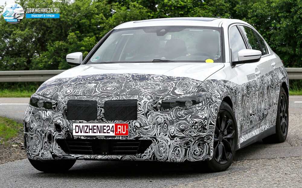Новый электрический BMW 3 серии проходит тестирование