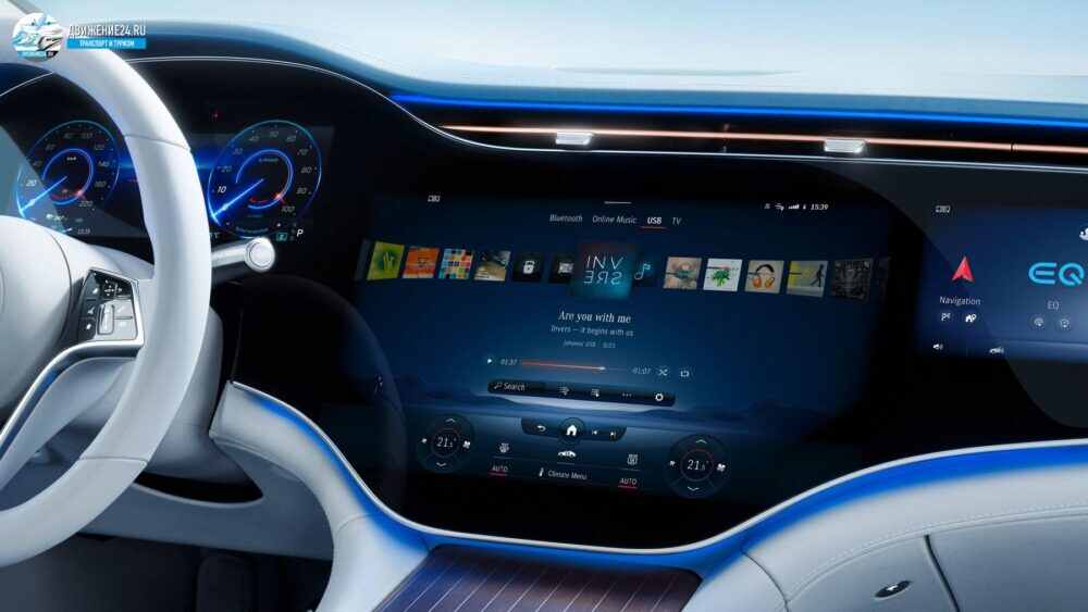 Новый электромобиль Mercedes EQS 2021