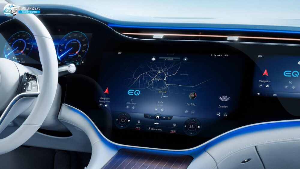 Новый электромобиль Mercedes EQS 2021