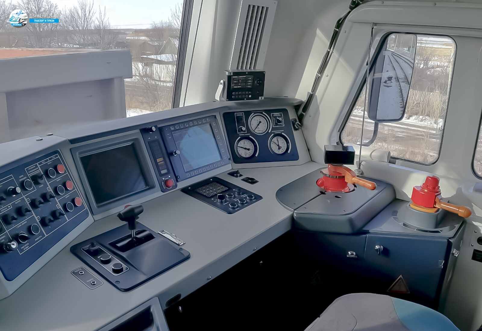 Кабина тепловоза 2ТЭ25А