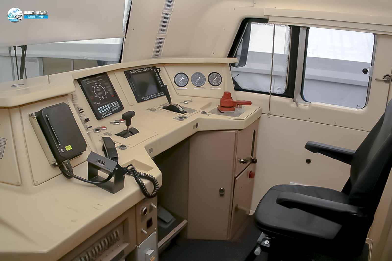 Кабина тепловоза 2ТЭ25А