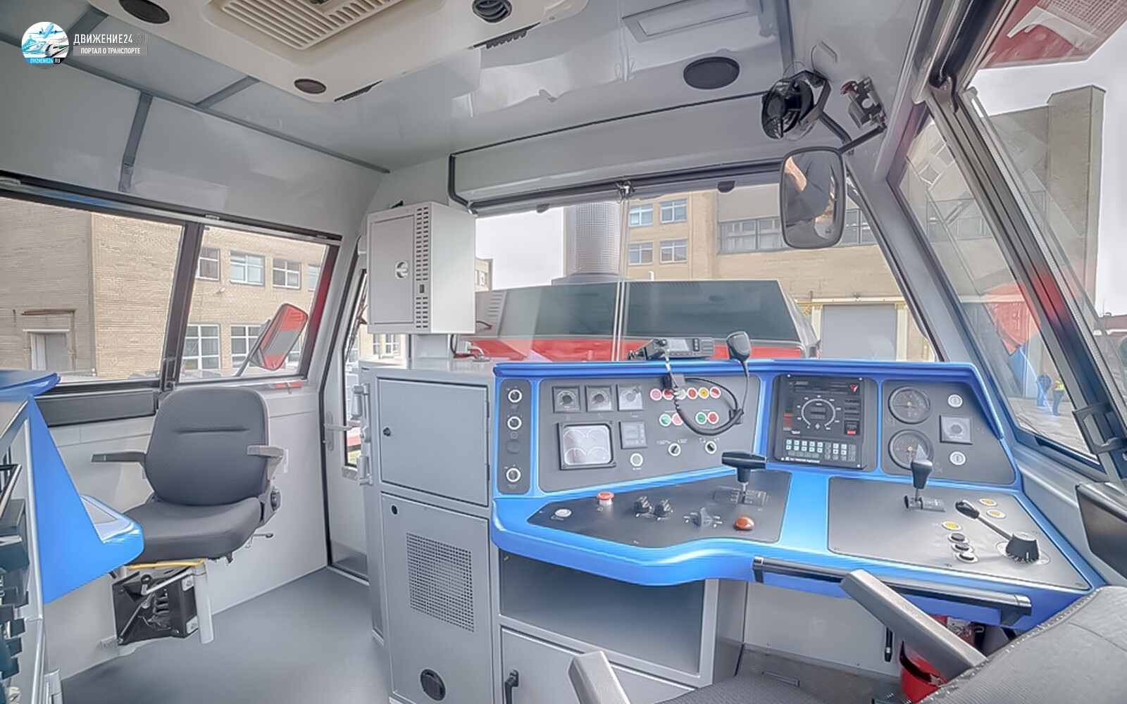 Кабина тепловоза ТЭ8