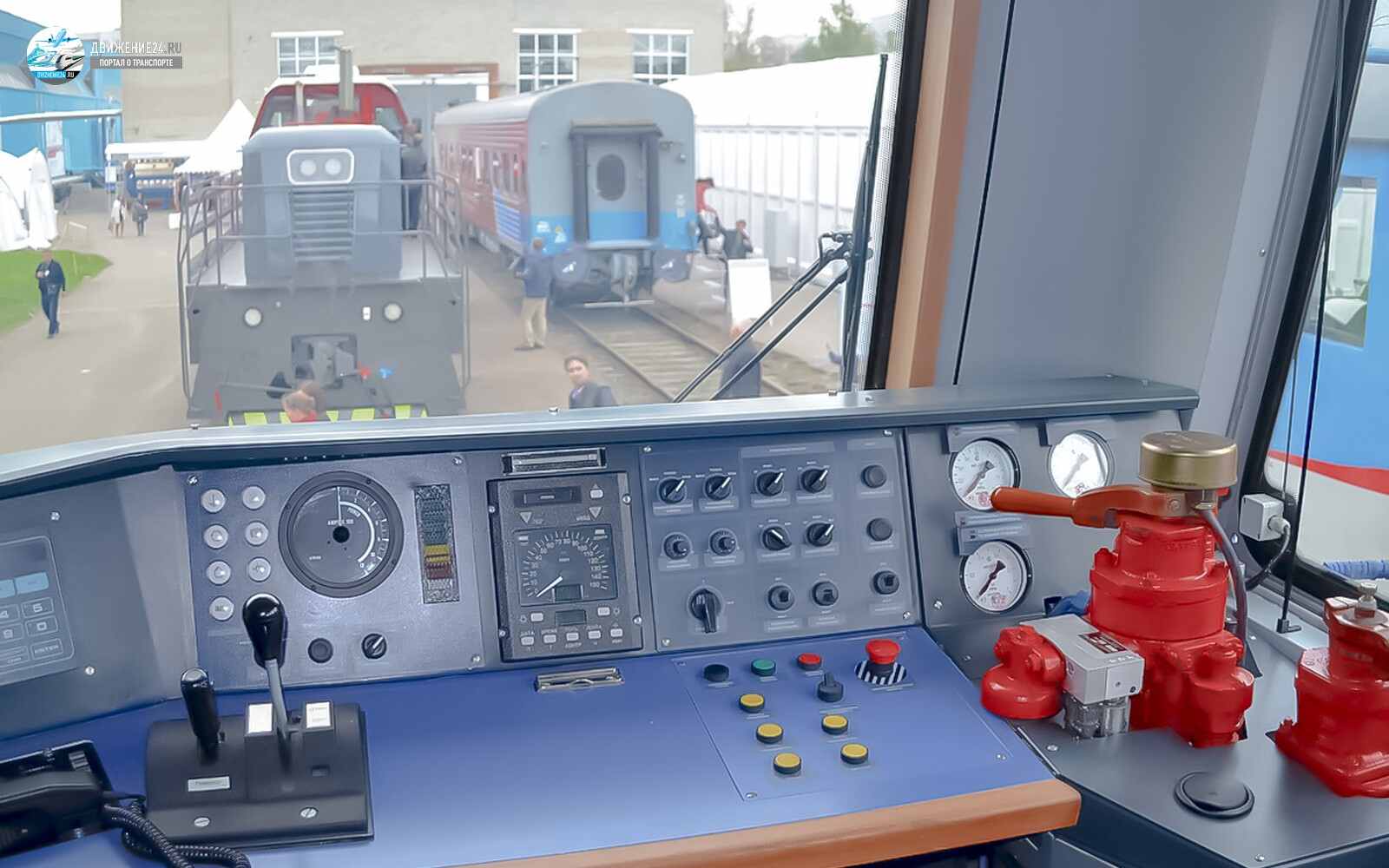 Кабина тепловоза ТЭ8