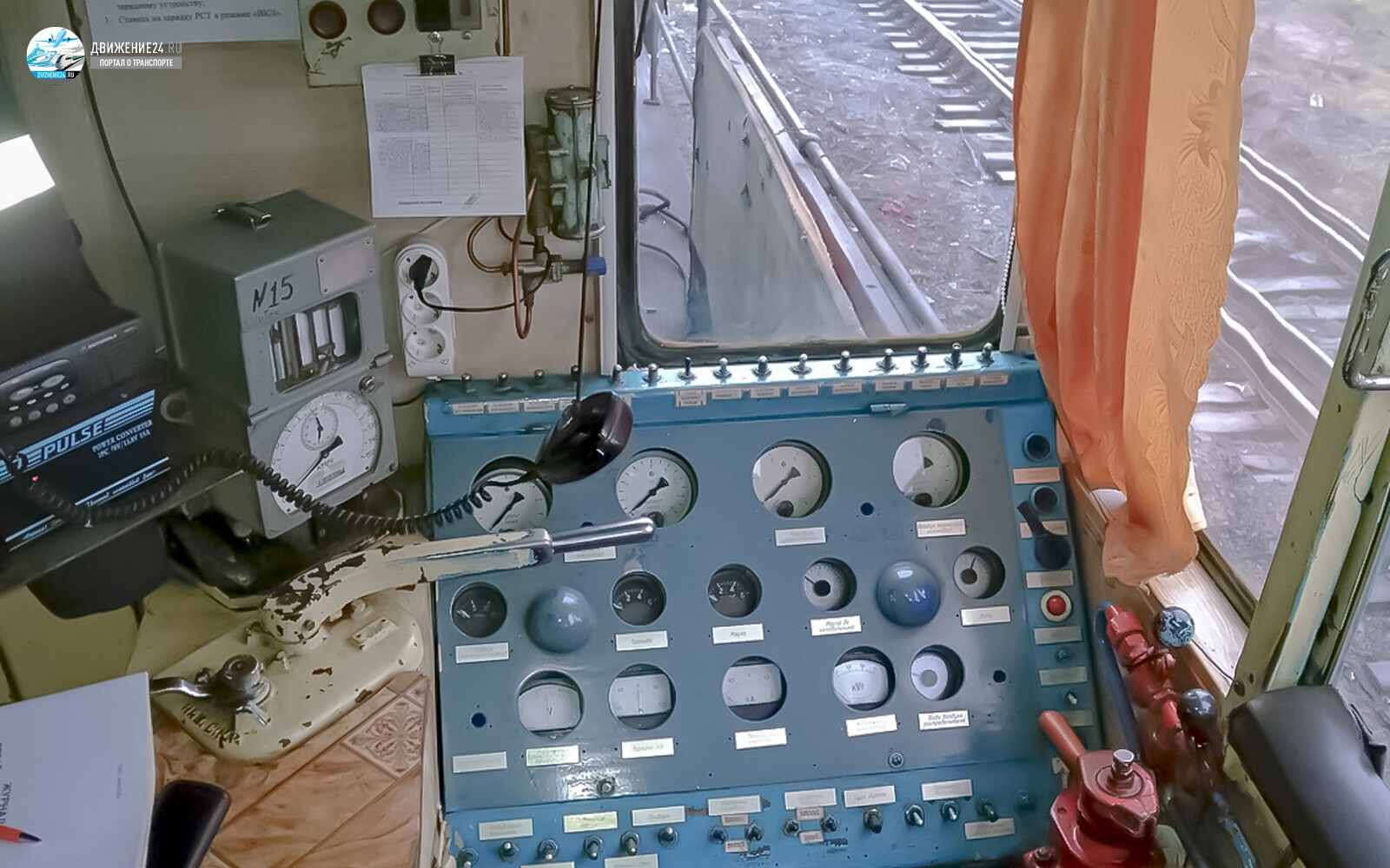 Кабина тепловоза ТЭМ2