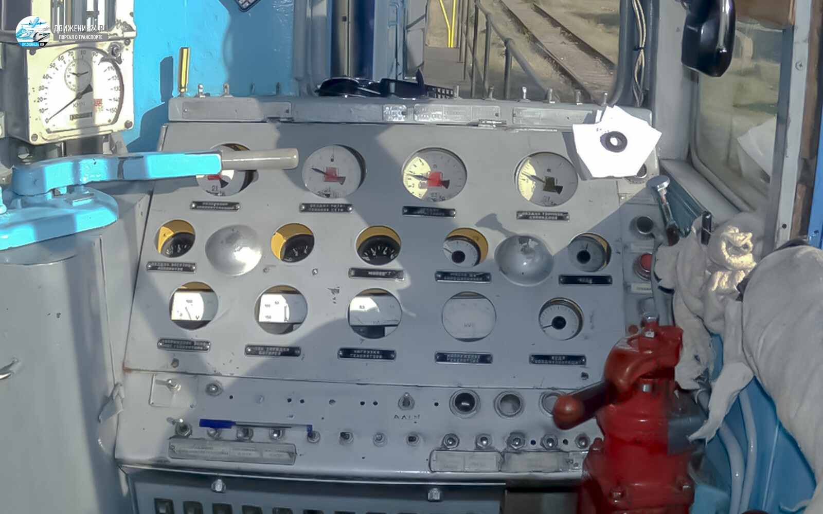 Кабина тепловоза ТЭМ2