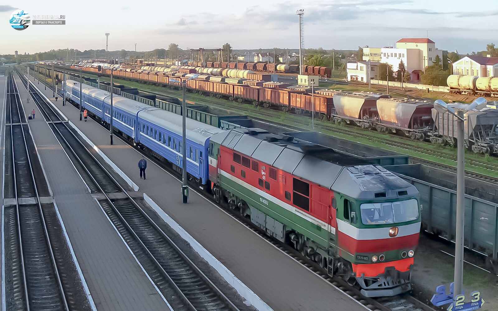 Фото тепловоза ТЭП70