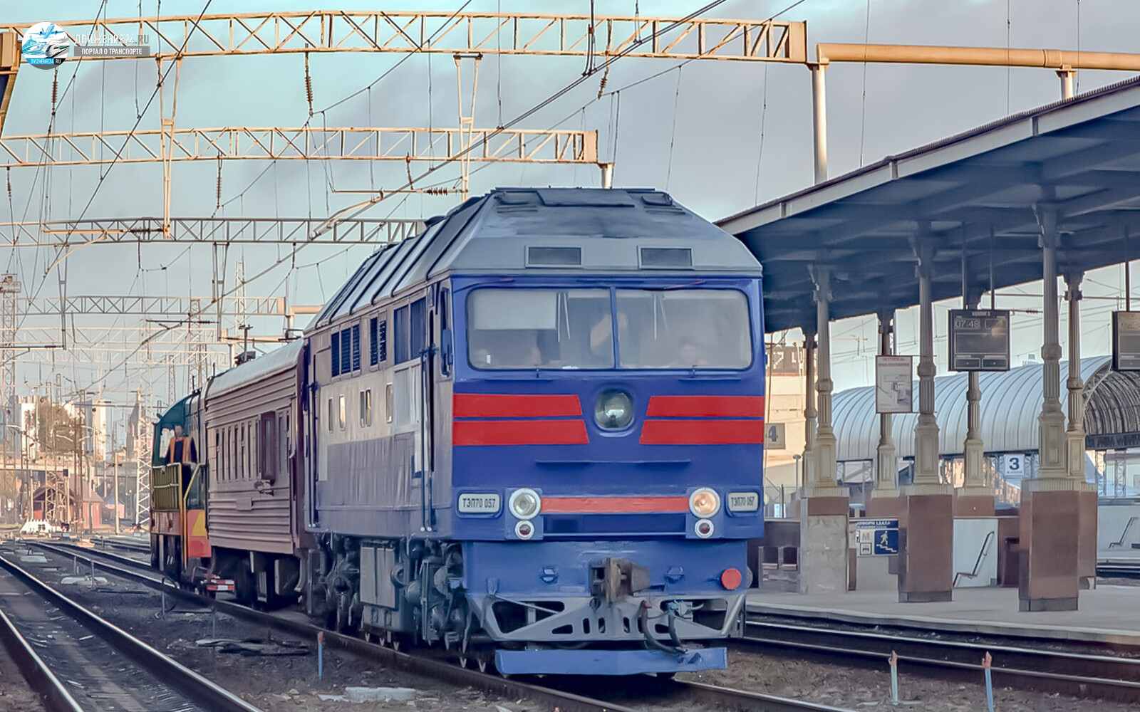 Фото тепловоза ТЭП70