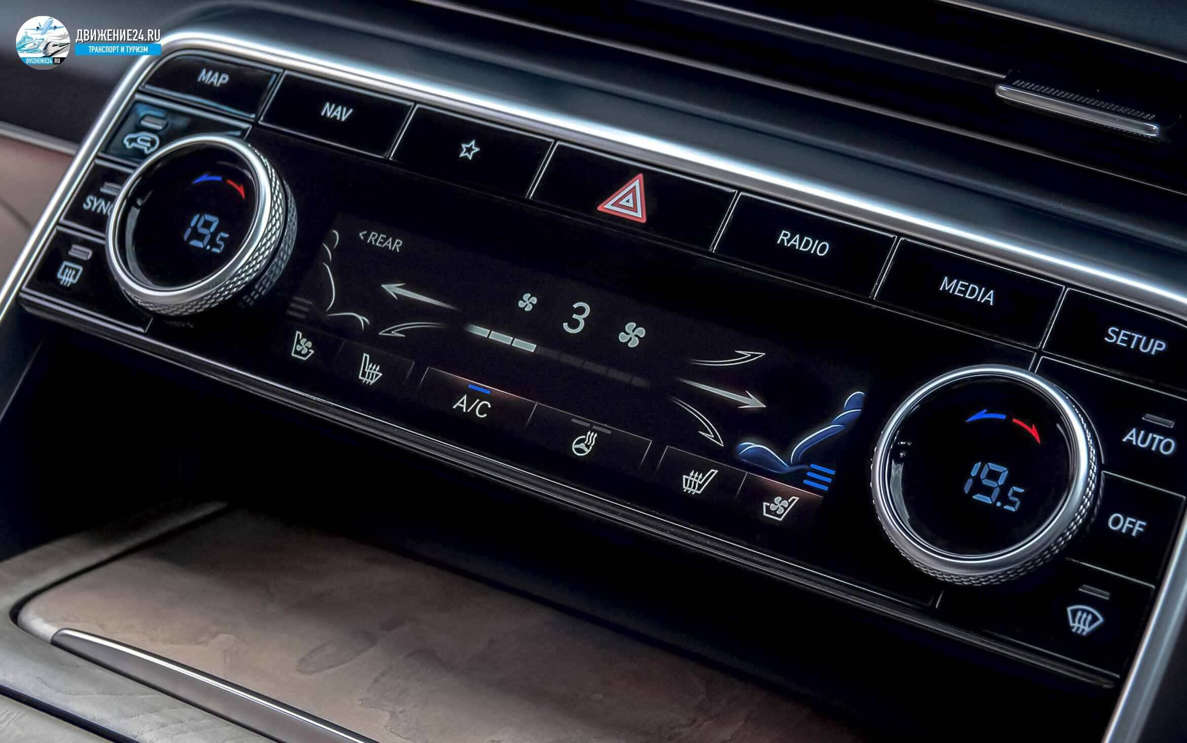 Genesis GV80 SUV панель климат-контроля