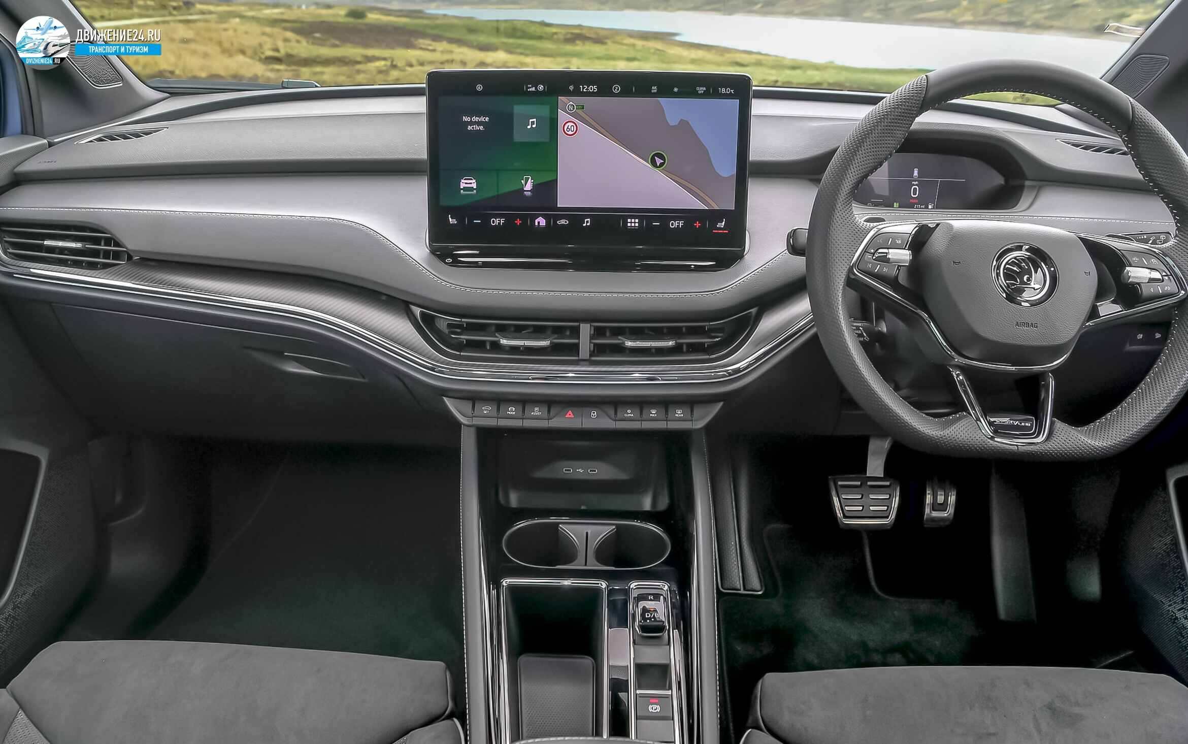 Skoda Enyaq iV 80 Sportline (Шкода Эньяк iV 2021) интерьер