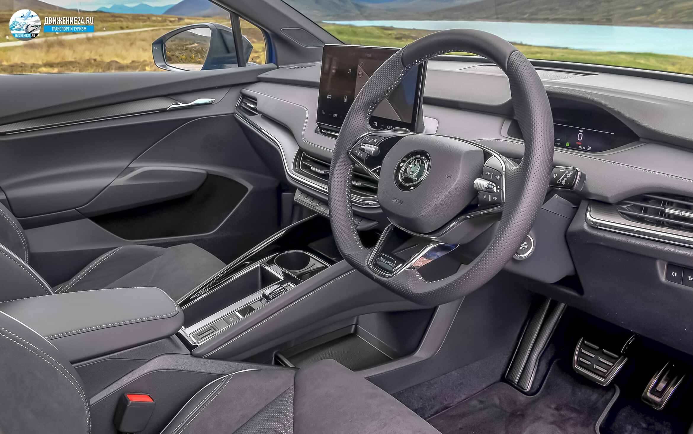 Skoda Enyaq iV 80 Sportline (Шкода Эньяк iV 2021) интерьер