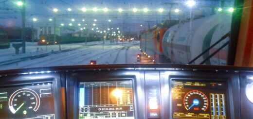 Кабина электровоза