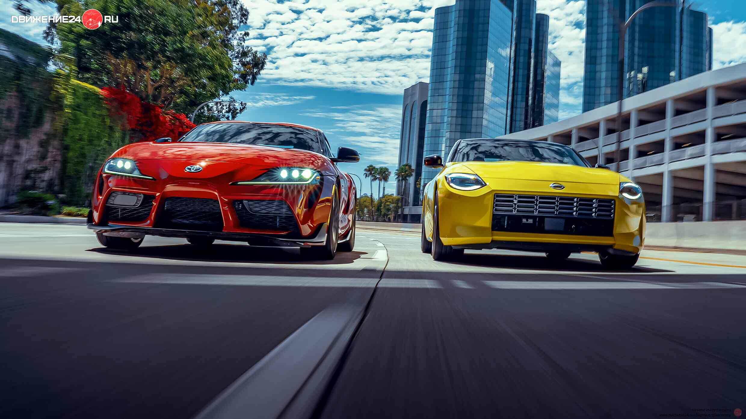 Nissan Z 2023 года против Toyota GR Supra 2022