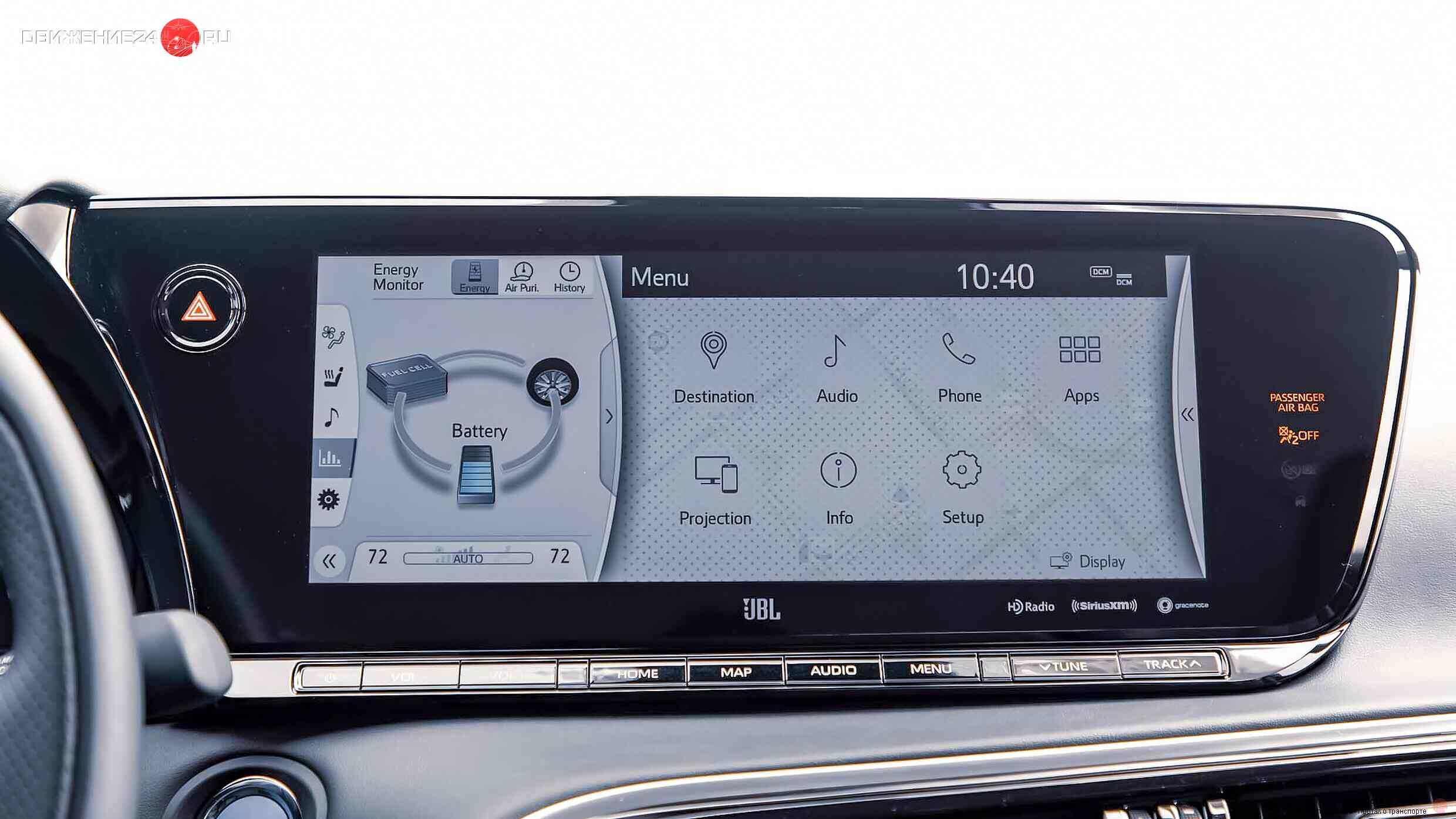 салон Toyota Mirai 2021