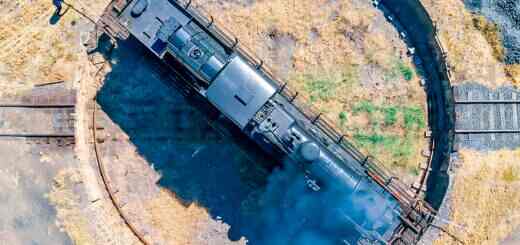 Разворотный круг для паровозов