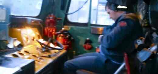 машинист спит