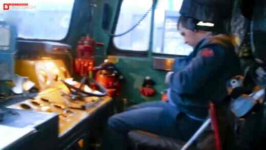 машинист спит