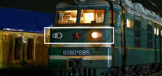 Буферные фонари электровоза