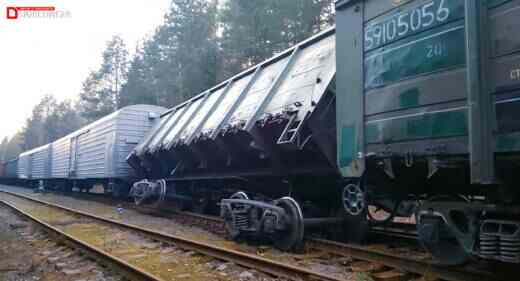 Сход грузового вагона