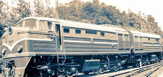 Тепловоз ТГ100 редкое архивное фото