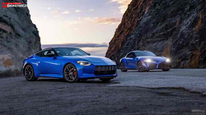 Фото Toyota GR Supra 2023 vs Nissan Z 2023