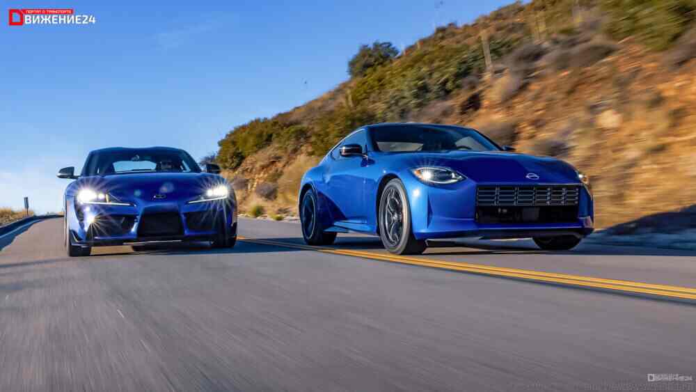 Фото Toyota GR Supra 2023 vs Nissan Z 2023