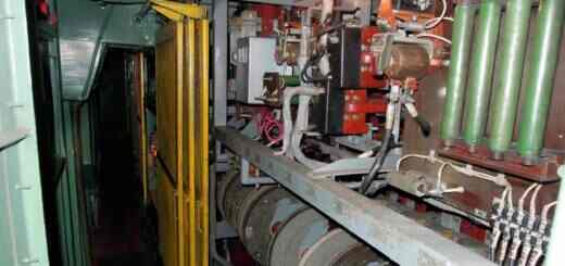 Машинное отделение электровоза