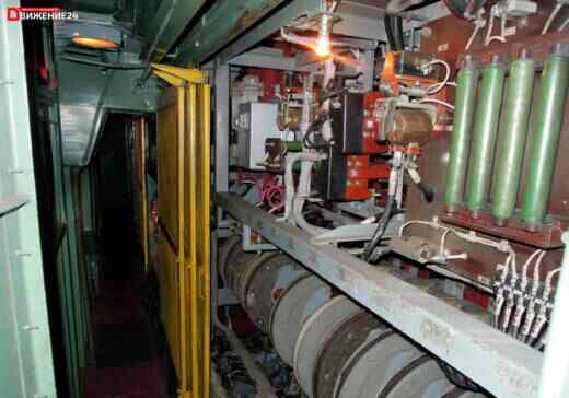 Машинное отделение электровоза