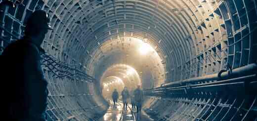 Метростроители в тоннеле