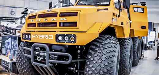 Вездеход "Русак" на шинах низкого давления