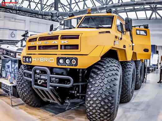 Вездеход "Русак" на шинах низкого давления