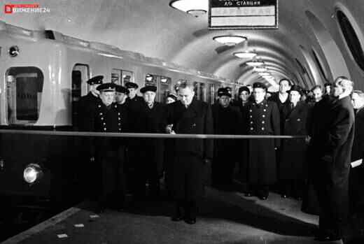 Открытие метрополитена в Ленинграде