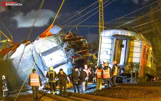 Крушение поездов: столкновение электропоезда со скорым пассажирским поездом Москва-Брест на перегоне Кунцево-Фили в 2017-м году