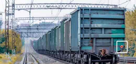 хвостовой железнодорожный вагон